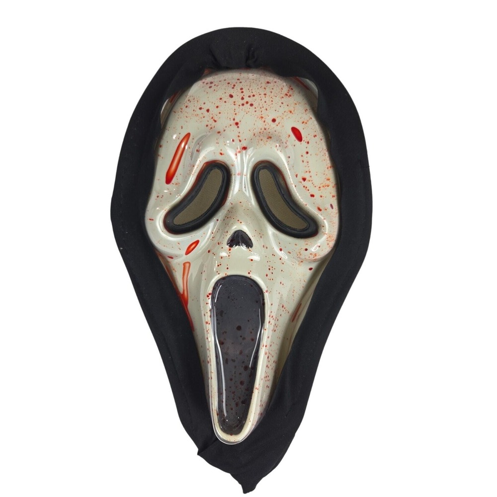 Scream Halloween Bleeding Ghost Mask with blood pump‎ Costume  #774
